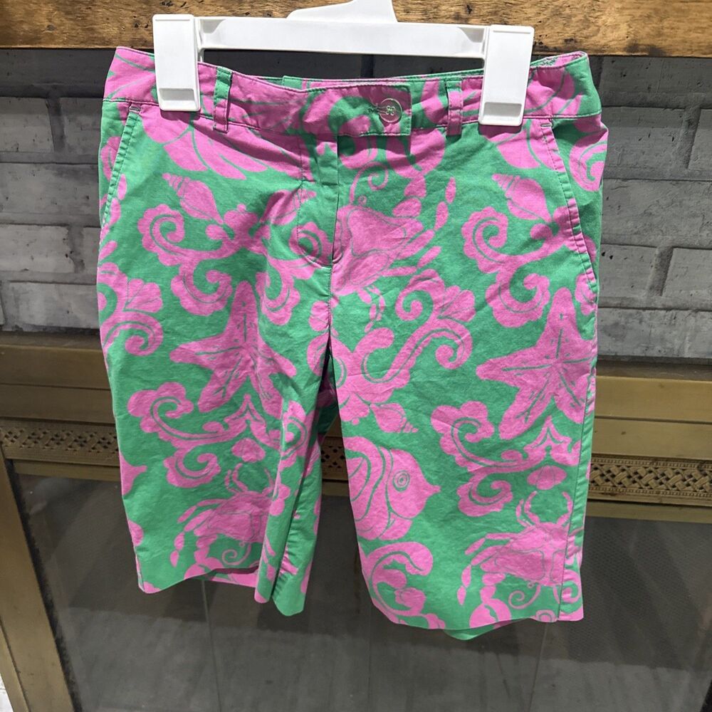 Women’s Lily Pulitzer Size 0 Sea Life Shorts Bermuda